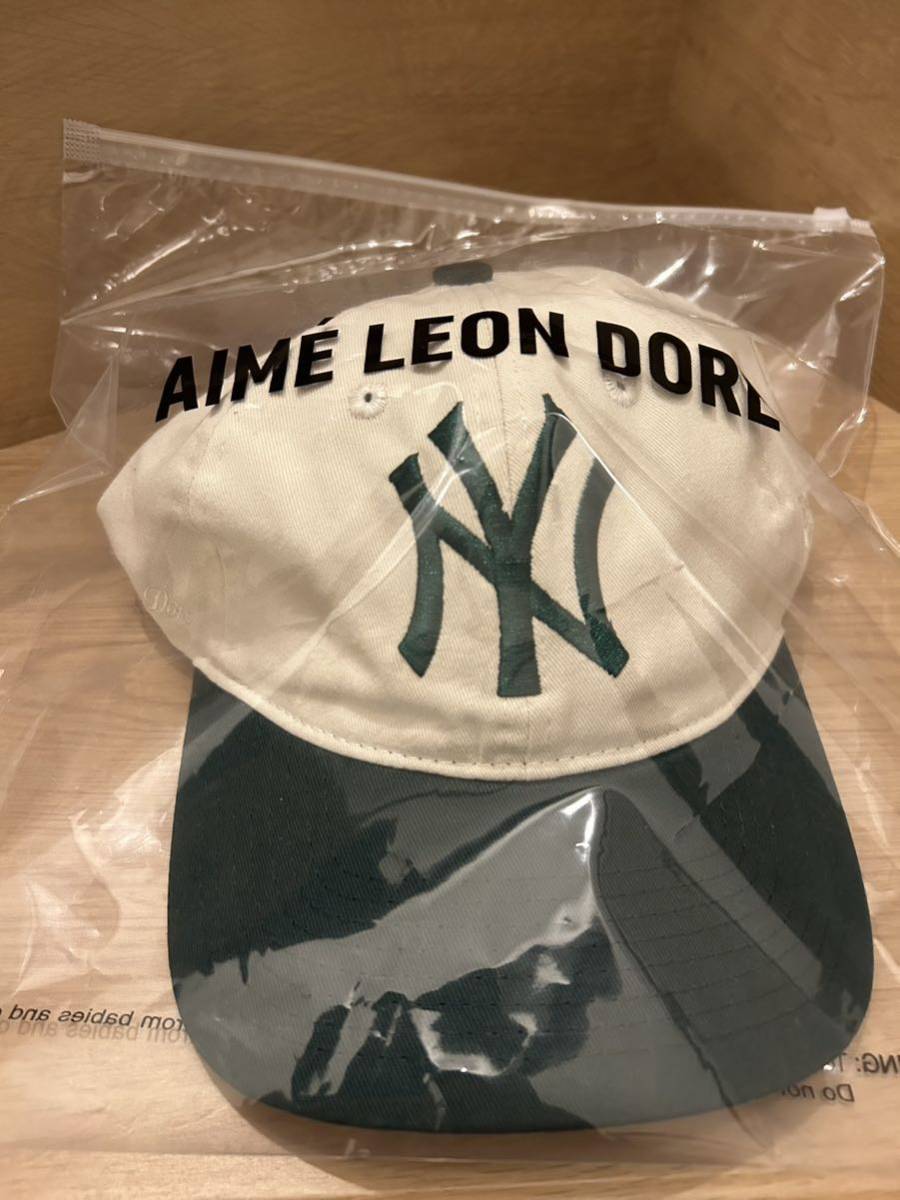 ★Aime Leon dore New Era 9Twenty Cap NewYork Yankees Big Logo Ballpark エメ レオン ドレ ニューヨーク ヤンキース 帽子 キャップ _画像9