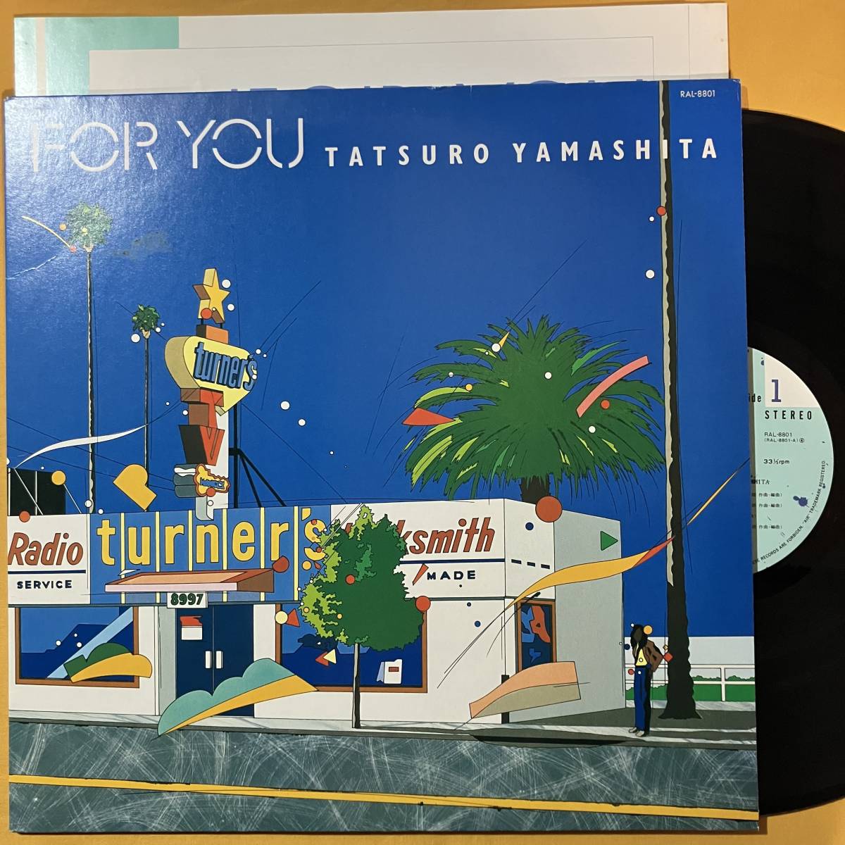 01H 初版 オリジナル盤 当時モノ CITYPOP 山下達郎 TATSURO YAMASHITA / フォーユー FOR YOU RAL-8801 LP レコード アナログ盤の画像1