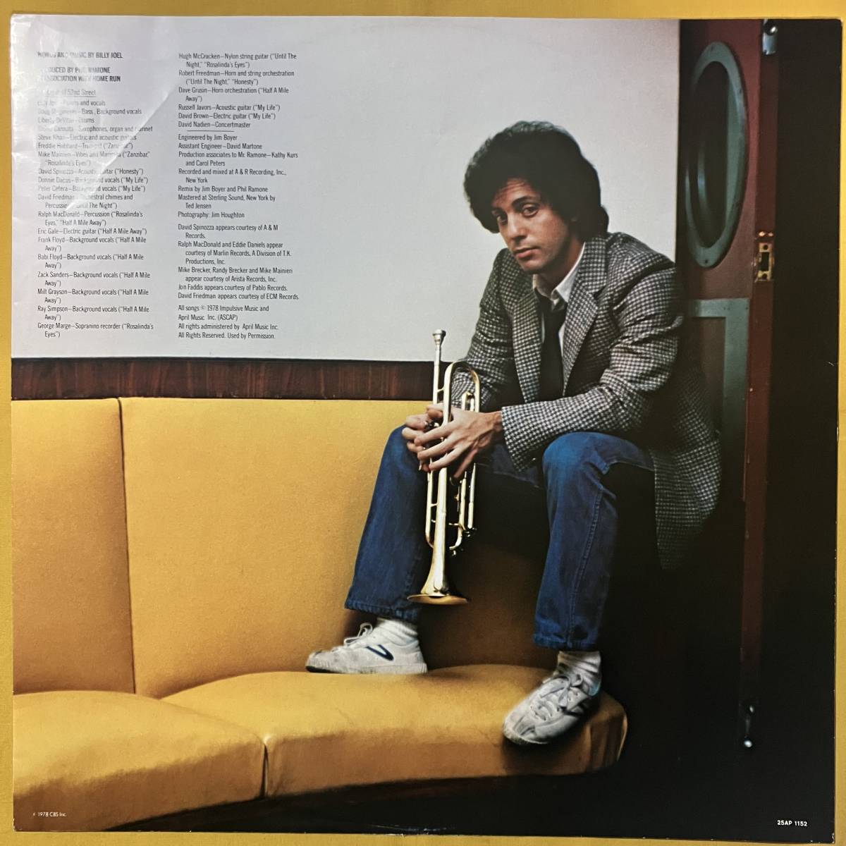 02H 美盤 帯付き ビリー・ジョエル Billy Joel / ニューヨーク52番街 52nd Street 25AP1152 LP レコード アナログ盤の画像3