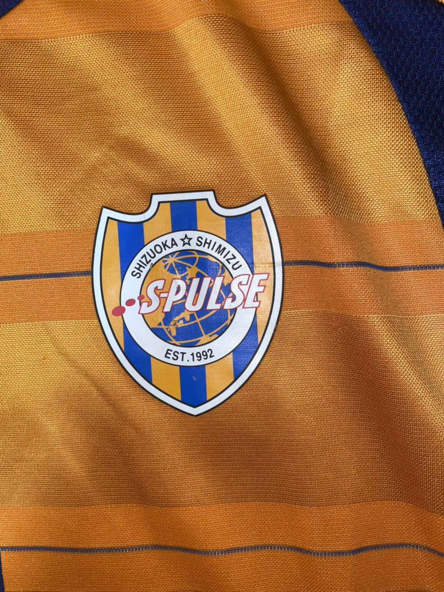 即決 送料無料 サッカー Jリーグ 清水エスパルス トレーニングシャツ プーマ製 Lサイズ 背番号4番 オレンジ