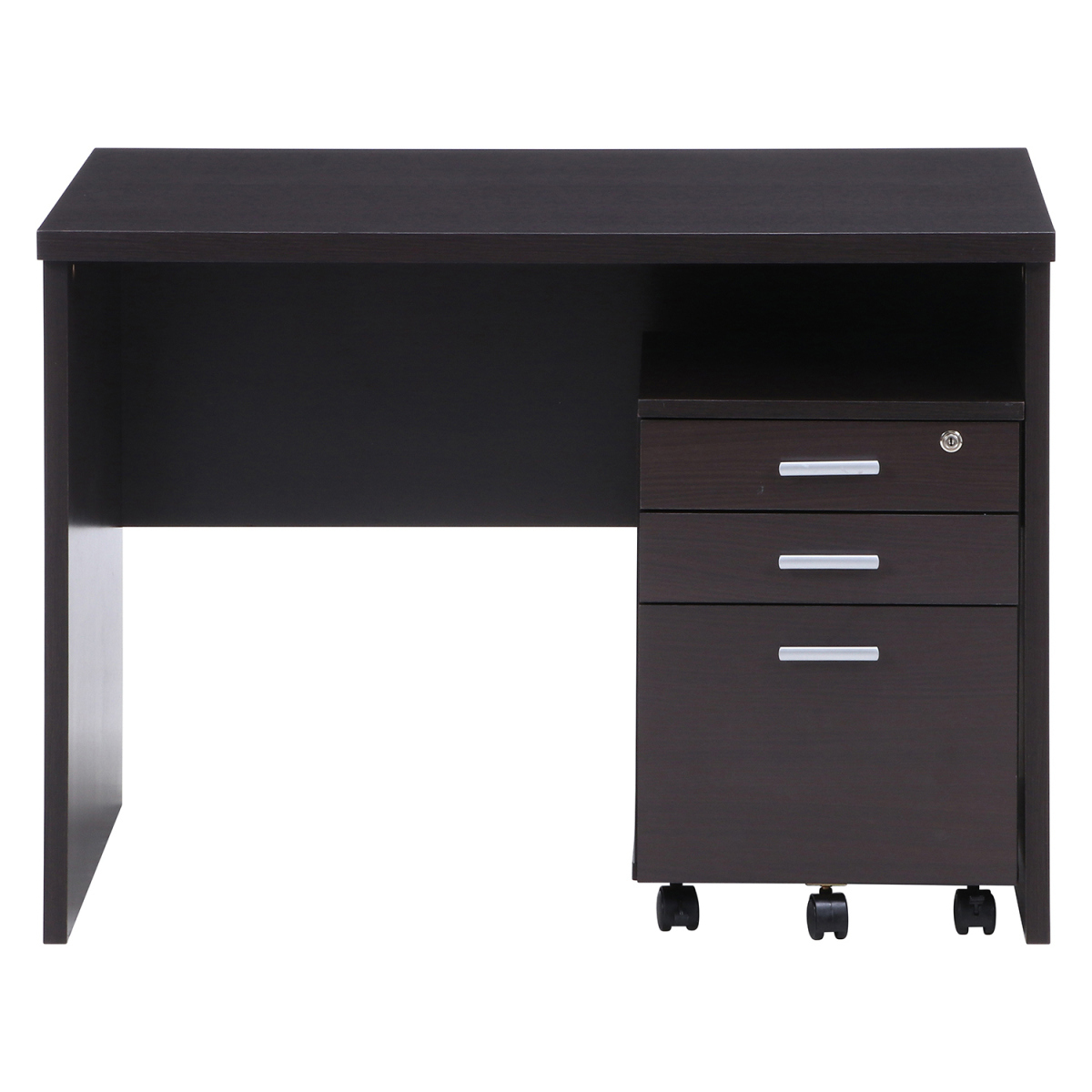  living desk + key attaching desk in chest Brown [ new goods ][ free shipping ( one part region excepting )]