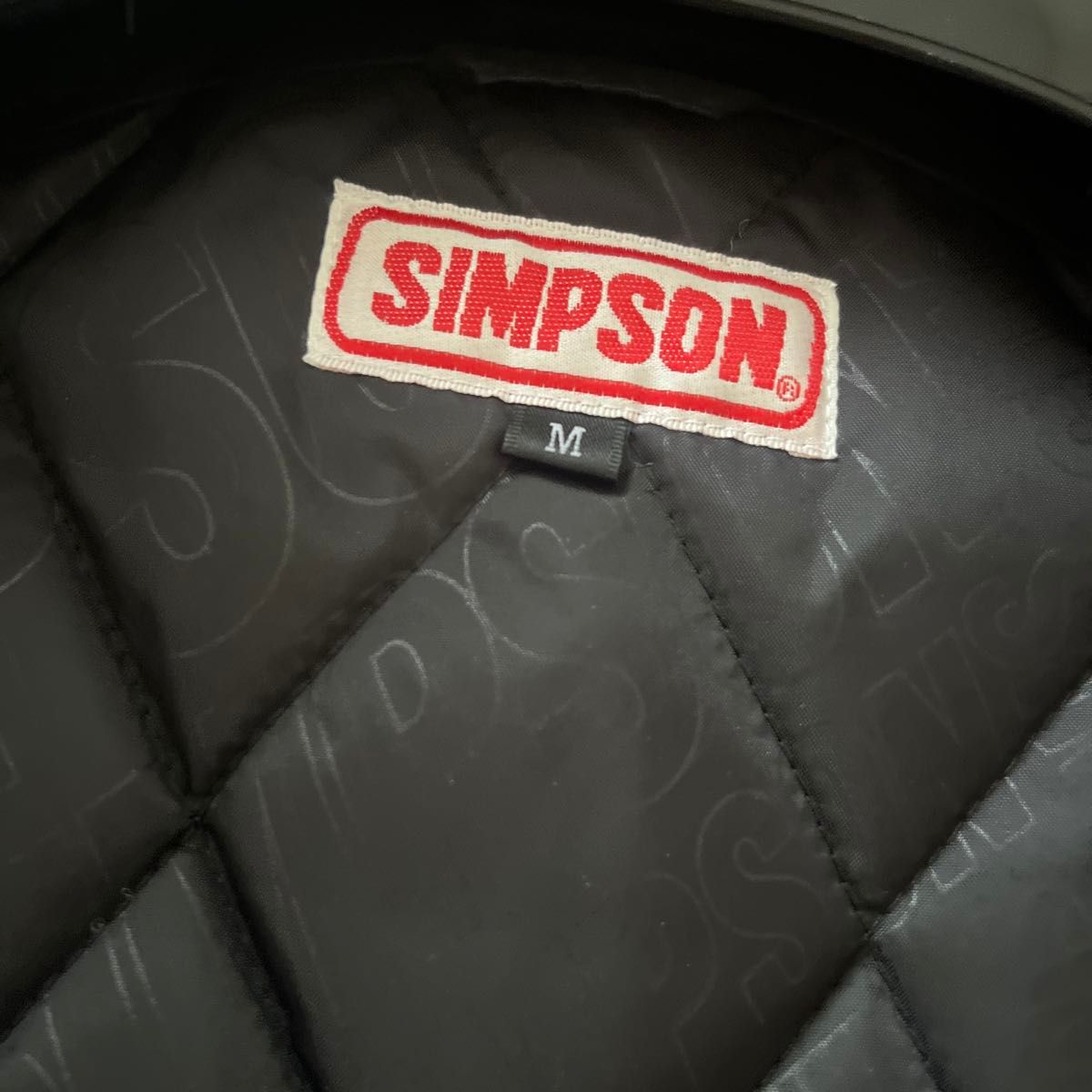 季節外れSALE  Simpson ブルゾン  ダウンジャケット ブラック ナイロン 黒 ジャケット