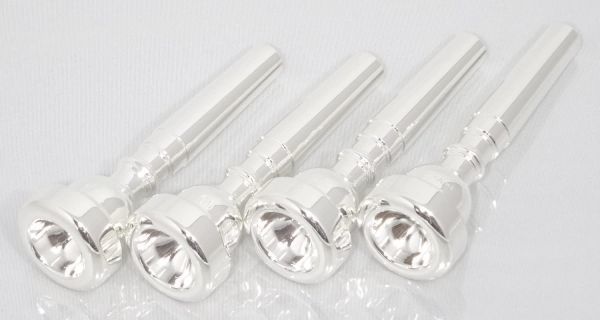 トランペット マウスピース 3C 5C 7C 1-1/2c 各1本 4本セット 吹奏楽 管楽器 クリックポスト 送料無料_画像2