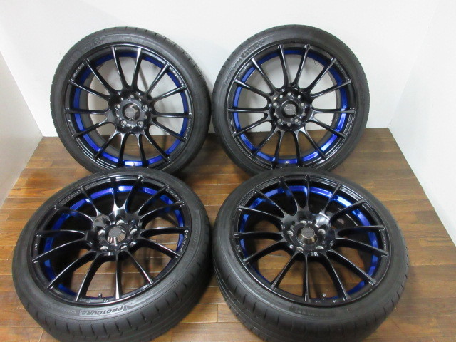 【送料無料・税込み】weds SA-72R 18in7.5J+45 5穴PCD114.3 DAVANTI PROTOURA SPORT 215/40R18 スイフトスポーツ/ロードスター 他_画像1