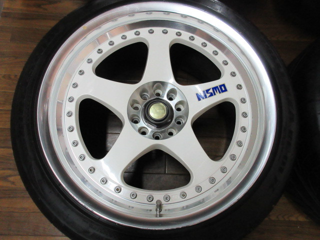 【送料無料・税込み】絶版 RAYS NISMO LM GT1 18in10J+20 5穴PCD114.3 BS RE-01R 265/35R18 R32 33 34 GT-R 希少オリジナル品_画像4