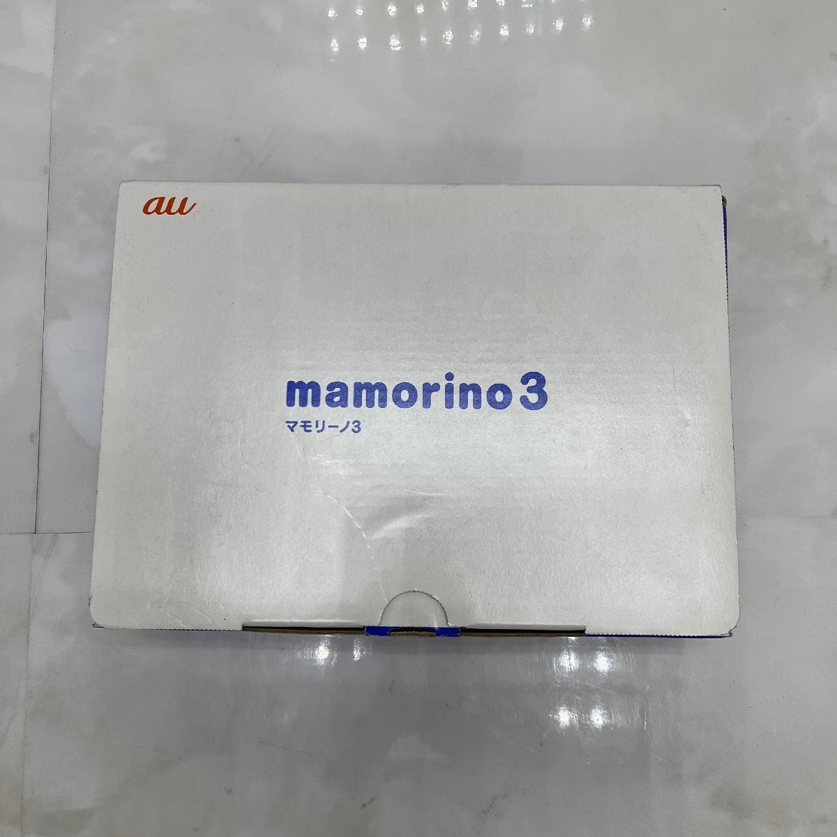 ＝M＝【美品】 mamorino3 マモリーノ3 ブルー キッズケータイ KYOCERA 昭和レトロ KYY05SLA ＝B-240201_画像5