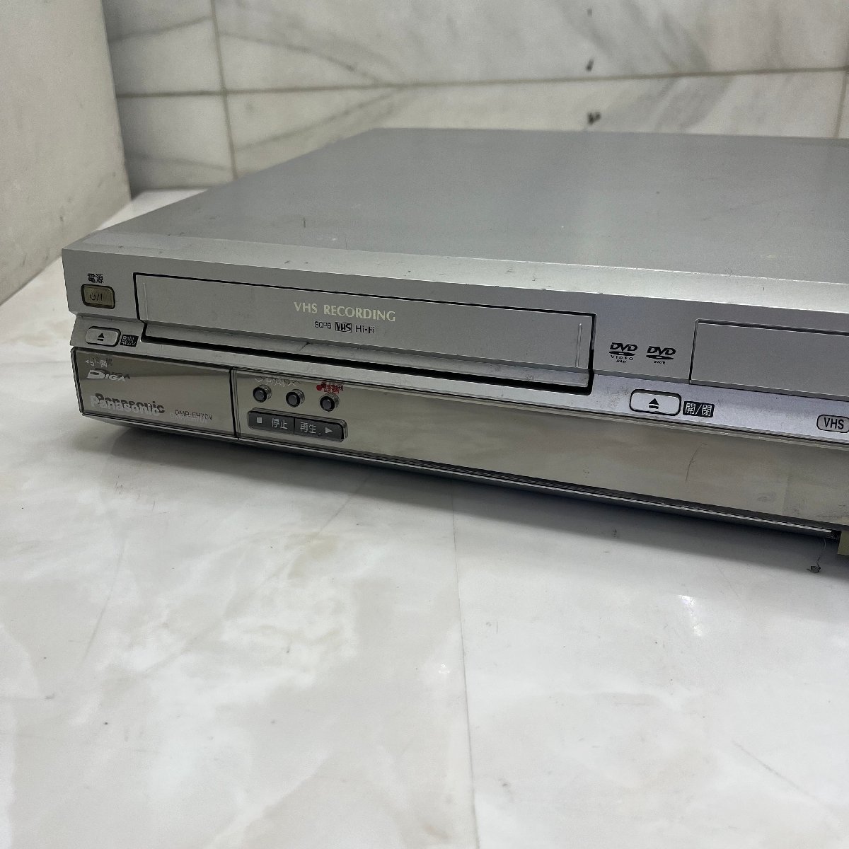 ＝OG＝ パナソニック HDD/DVD/VHSレコーダー DMR-EH70V ジャンク 本体のみ＝B-240237_画像3