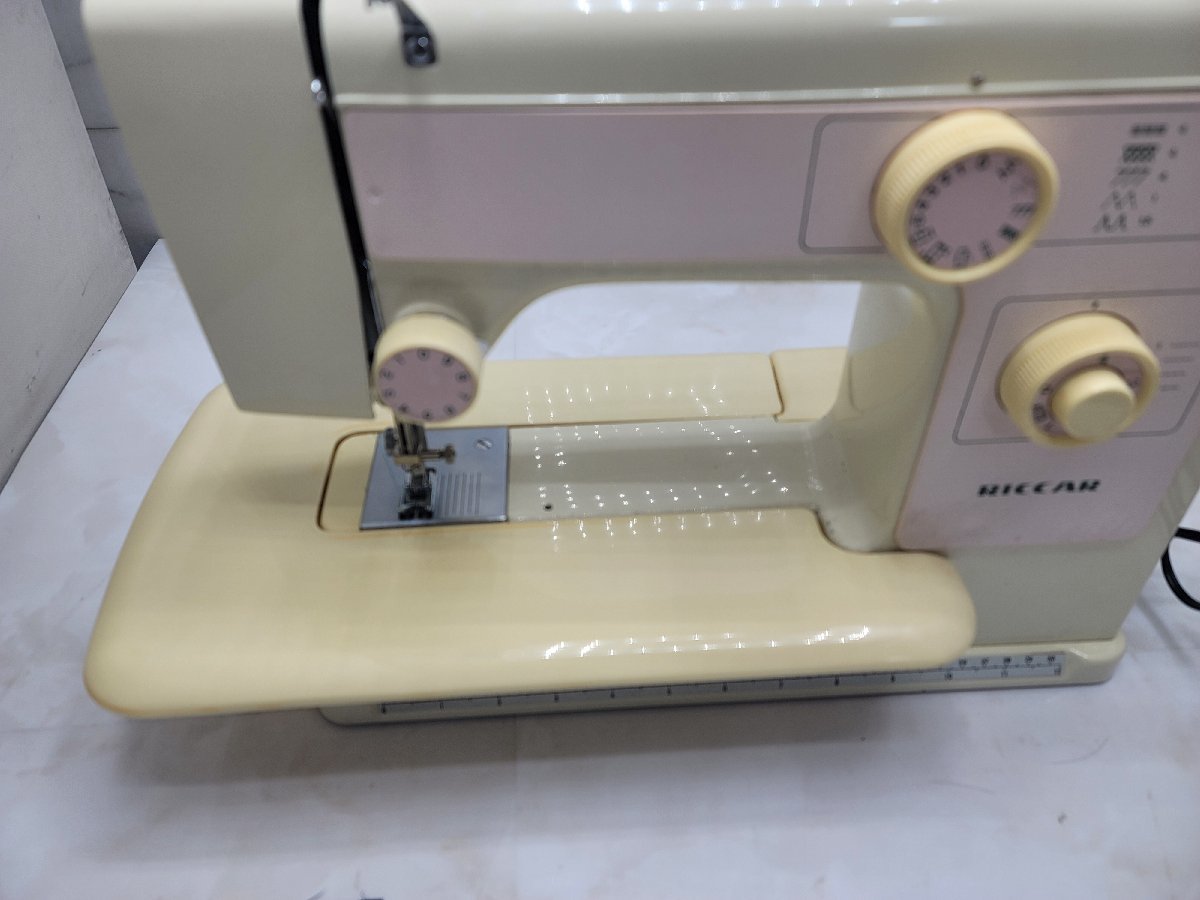 ^M^[ operation verification settled ]RICCARli car sewing machine Showa Retro R-515 foot pedal accessory case attaching K2304-093