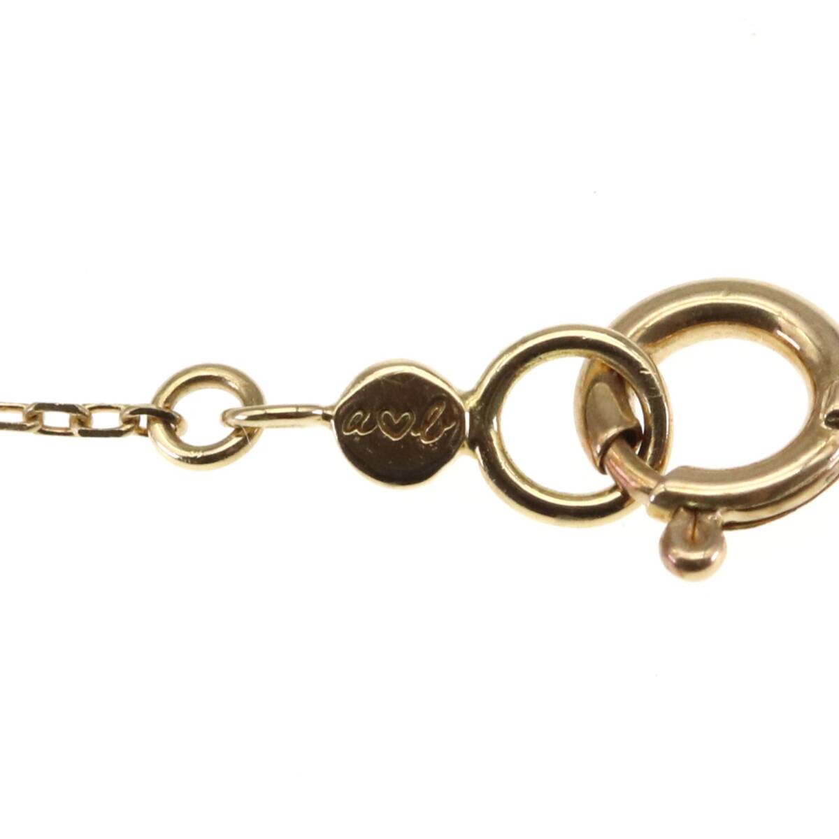 アーカー ネックレス K18 ダイヤモンド 0.13ct 1P エンブレイス ペンダント AHKAH