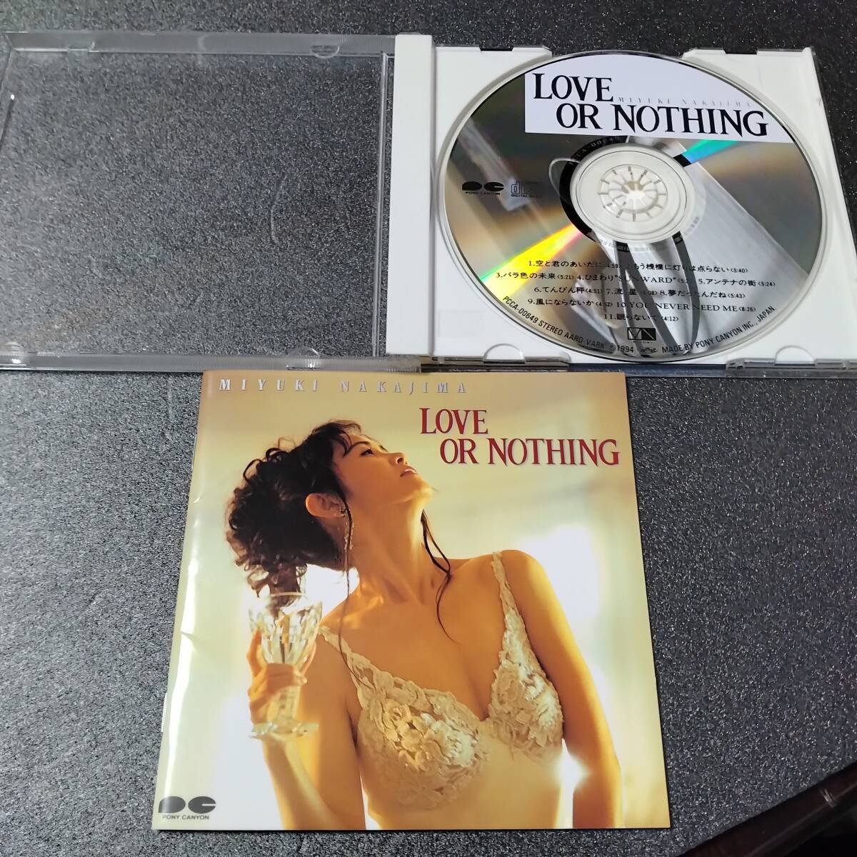 ◎◎ 中島みゆき 「LOVE OR NOTHING」　同梱可　CD　アルバム_画像3