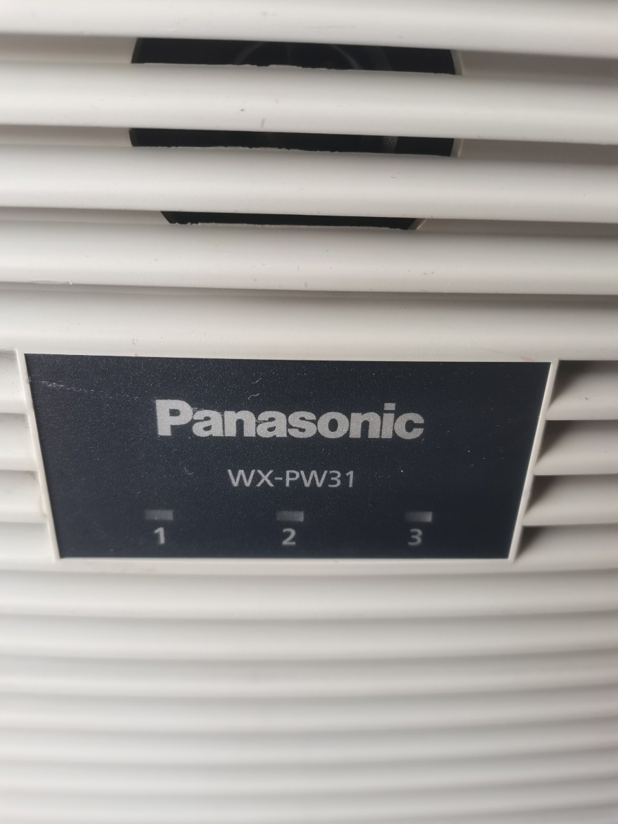 通電確認済み現状品 panasonicワイヤレスアンプwx-pw31 音出 本体のみ_画像2