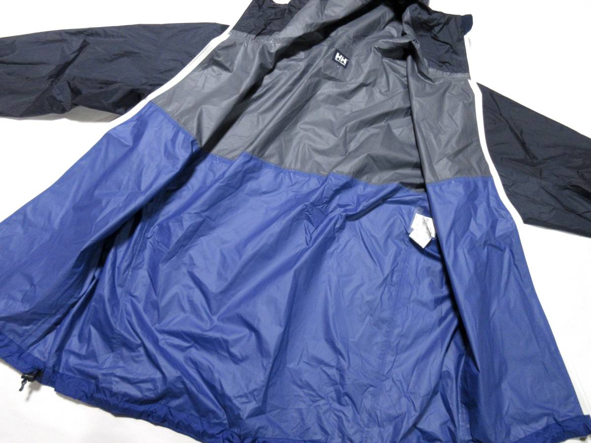 新品◆HELLY HANSEN◆サンレインジャケット 青/紺 XL Sun+Rain Jacket ◆ヘリーハンセン 防水ジャケット 軽量_画像3