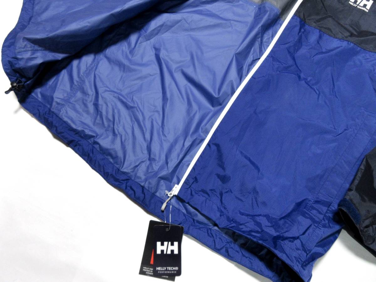新品◆HELLY HANSEN◆サンレインジャケット 青/紺 XL Sun+Rain Jacket ◆ヘリーハンセン 防水ジャケット 軽量_画像5