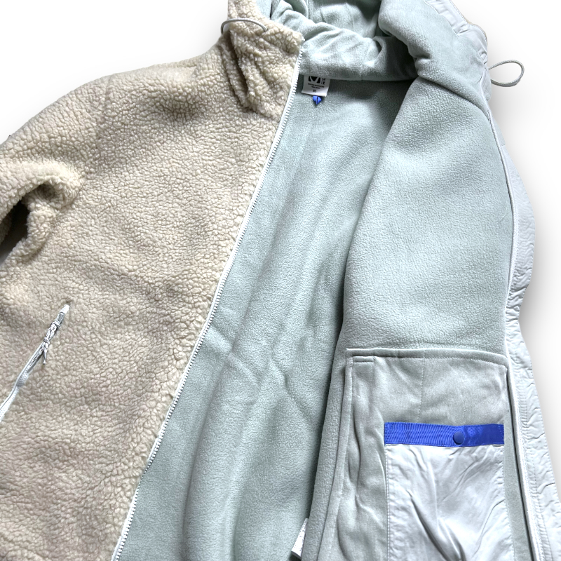 【XL】新品 MILLET ミレー ボアフリースジャケット 韓国限定モデル 保温 防寒 リラックスフィット フーデッドブルゾン アウトドア ◆R024_画像3
