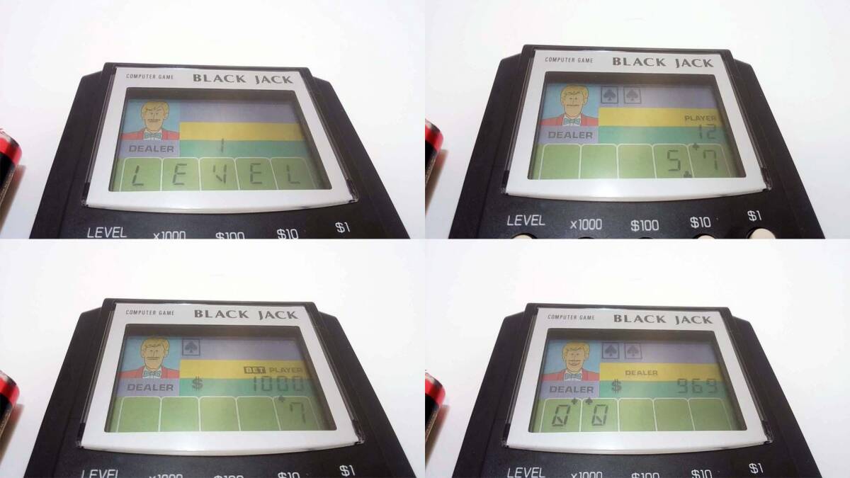 GAKKEN LCD COMPUTER GAME BLACK JACK / Black Jack playing cards * card game electron game Gakken / Gakken new goods * unused goods 