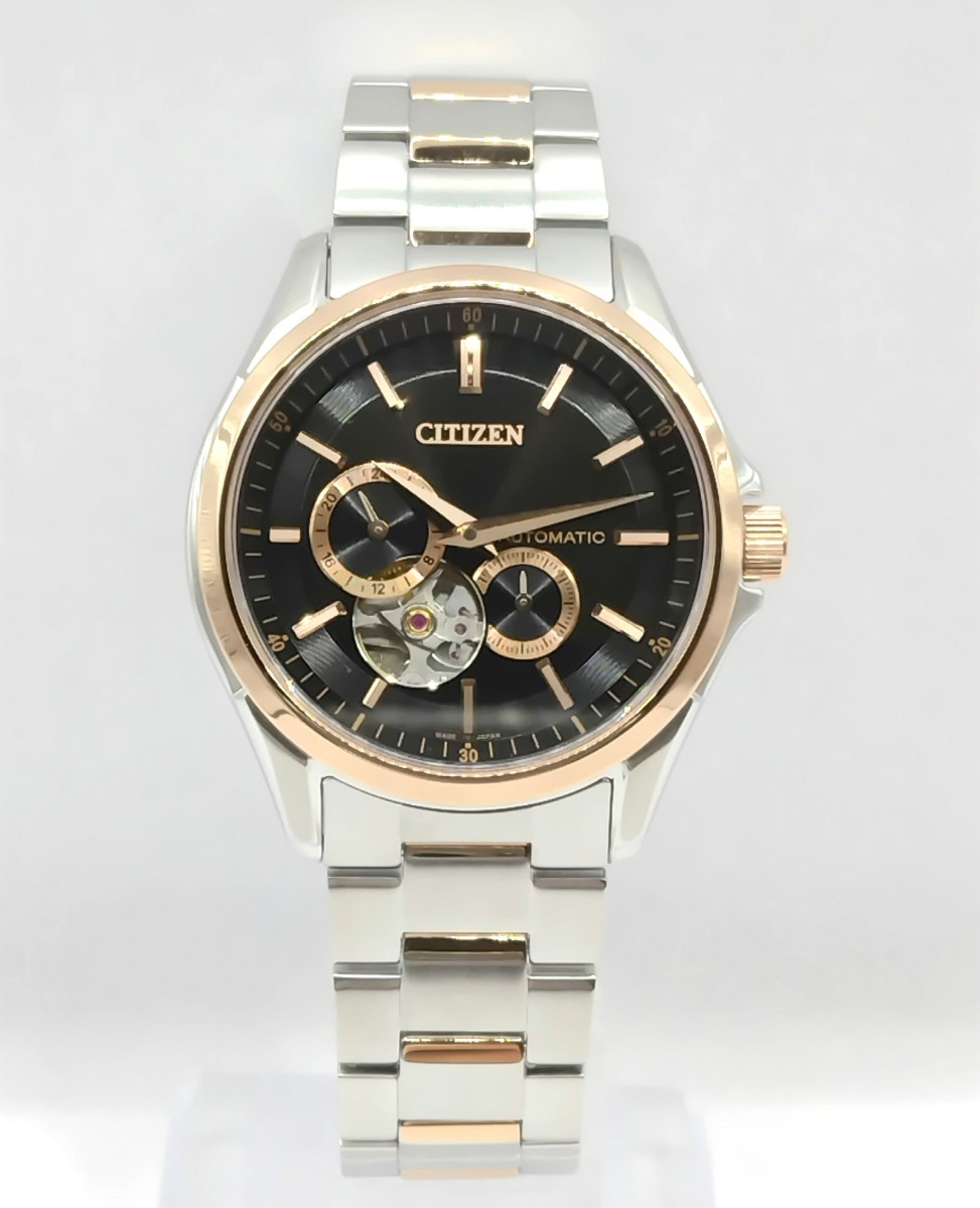 [ unused goods ]CITIZEN Citizen NP1014-77E 4197-006G202 Citizen collection mechanical watch self-winding watch black face pink gold 