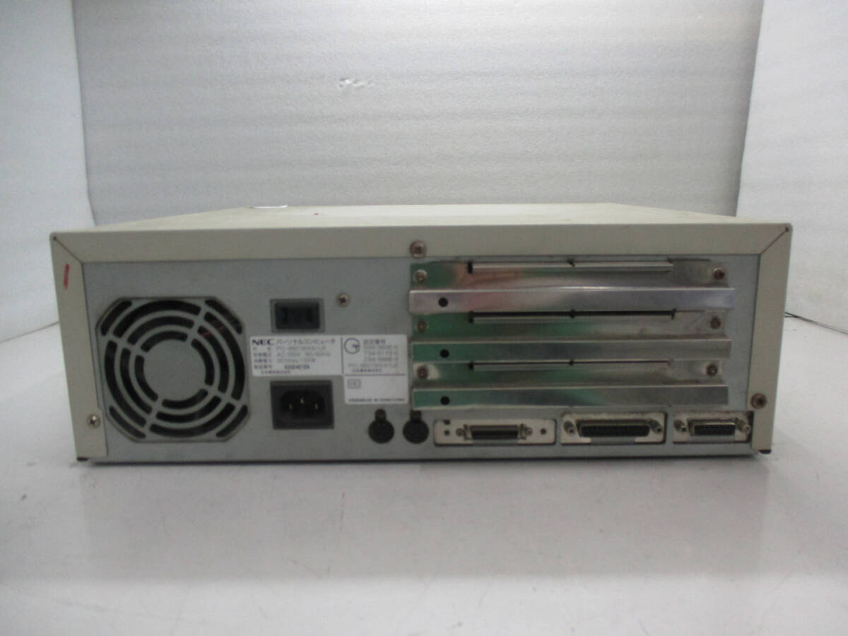 【部品取り ジャンク】NEC PC-9801BX3/U2 ① メモリ無/HDD無/OS無 通電不可 BIOS起動不可 管理番号D-1478の画像4