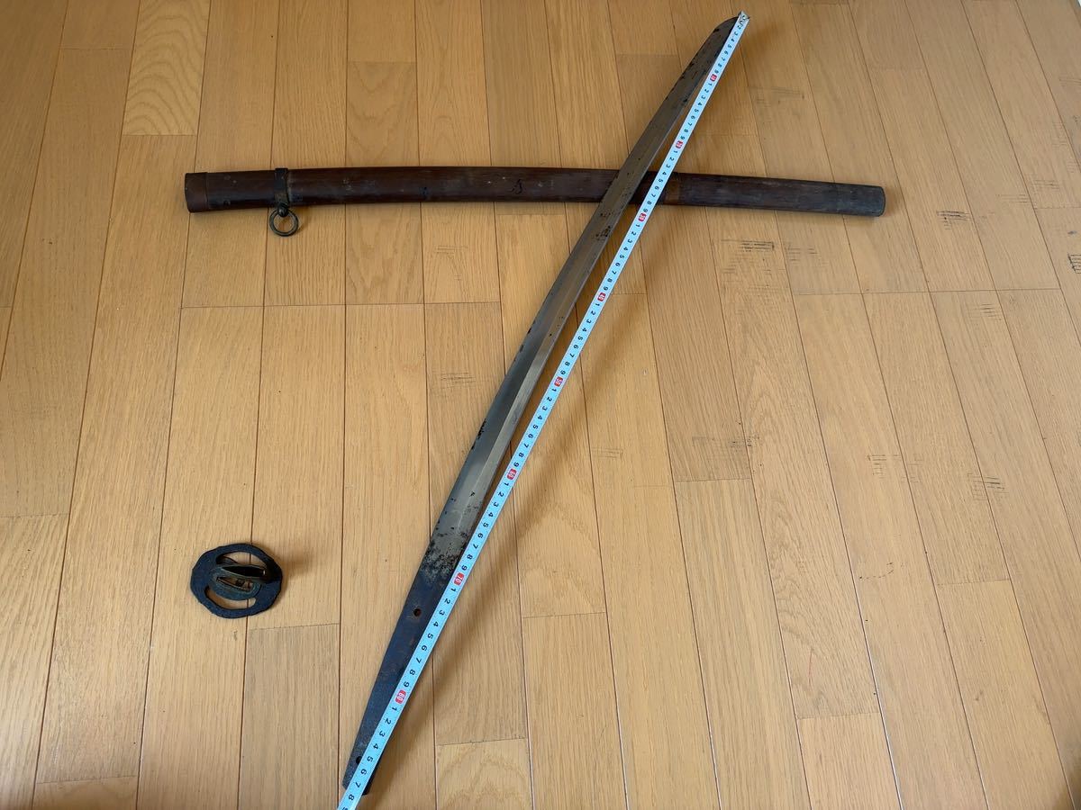 １円スタート☆ 無銘刀　刀　わきざし　登録証　脇差　日本刀　骨董　レア　貴重　美品　中古　軍刀　特殊　_画像2