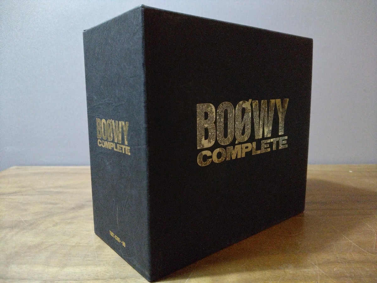 【1円〜】 BOΦWY COMPLETE 初回限定版 黒箱 CD BOX 1991.12.24 BOOWY 東芝EMI_画像2