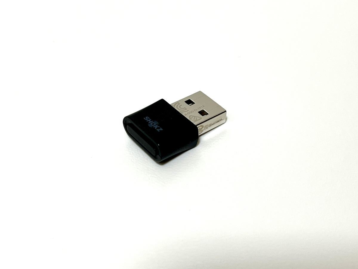 Shokz ショックス ヘッドホン用ワイヤレスアダプタ Loop 100 USB-A SKZ-OT-000001 中古_画像2