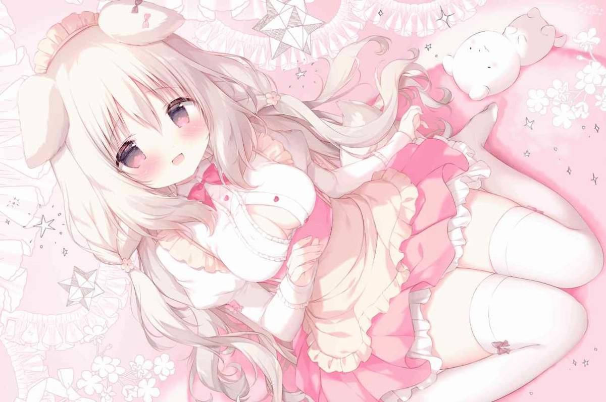 たぬき 希少 しらたま あまいろショコラータ 苺華 B1タペストリー 未開封 タペストリー