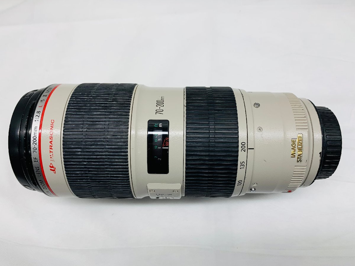 【動作未確認】Canon ZOOM LENS EF 70-200mm 1:2.8 L IS Ⅱ USM ULTRASONIC カメラレンズ/フードJJC LH-87 ケース付き_画像3