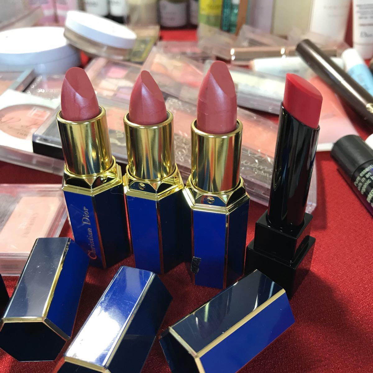 ☆未使用あり 化粧品 コスメ まとめ ファンデーション Dior 口紅 リップ 当時物 ゆうパック980円_画像10