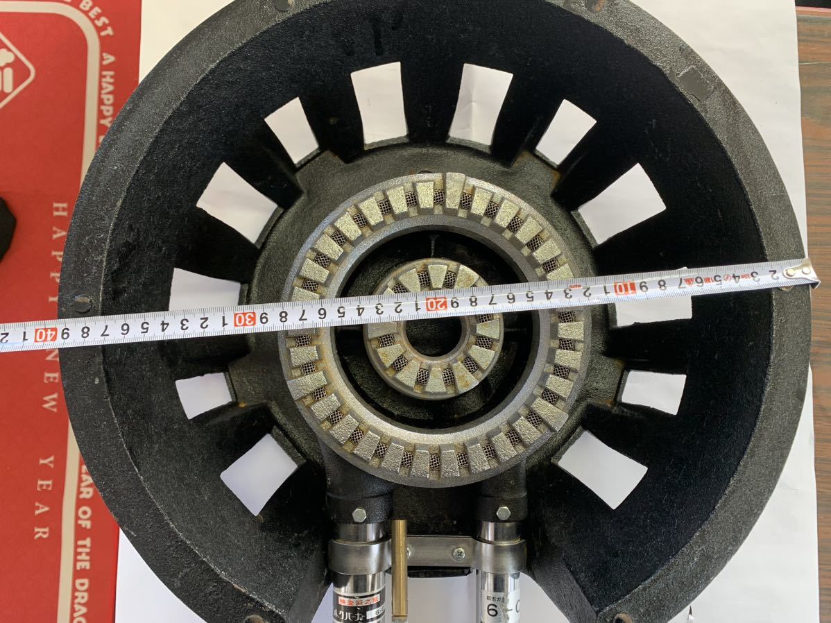 サントクバーナー 業務用 鋳物コンロ1重 業務用調理機器 卓上コンロ ガスコンロ 【都市ガス】_画像8