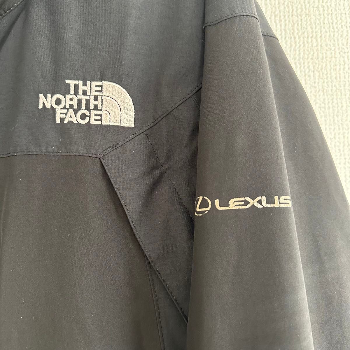 【REUSE：THE NORTH FACE】レア物　GORE-TEX ノースフェイス　レクサスロゴ　マウンテンジャケット　Lサイズ