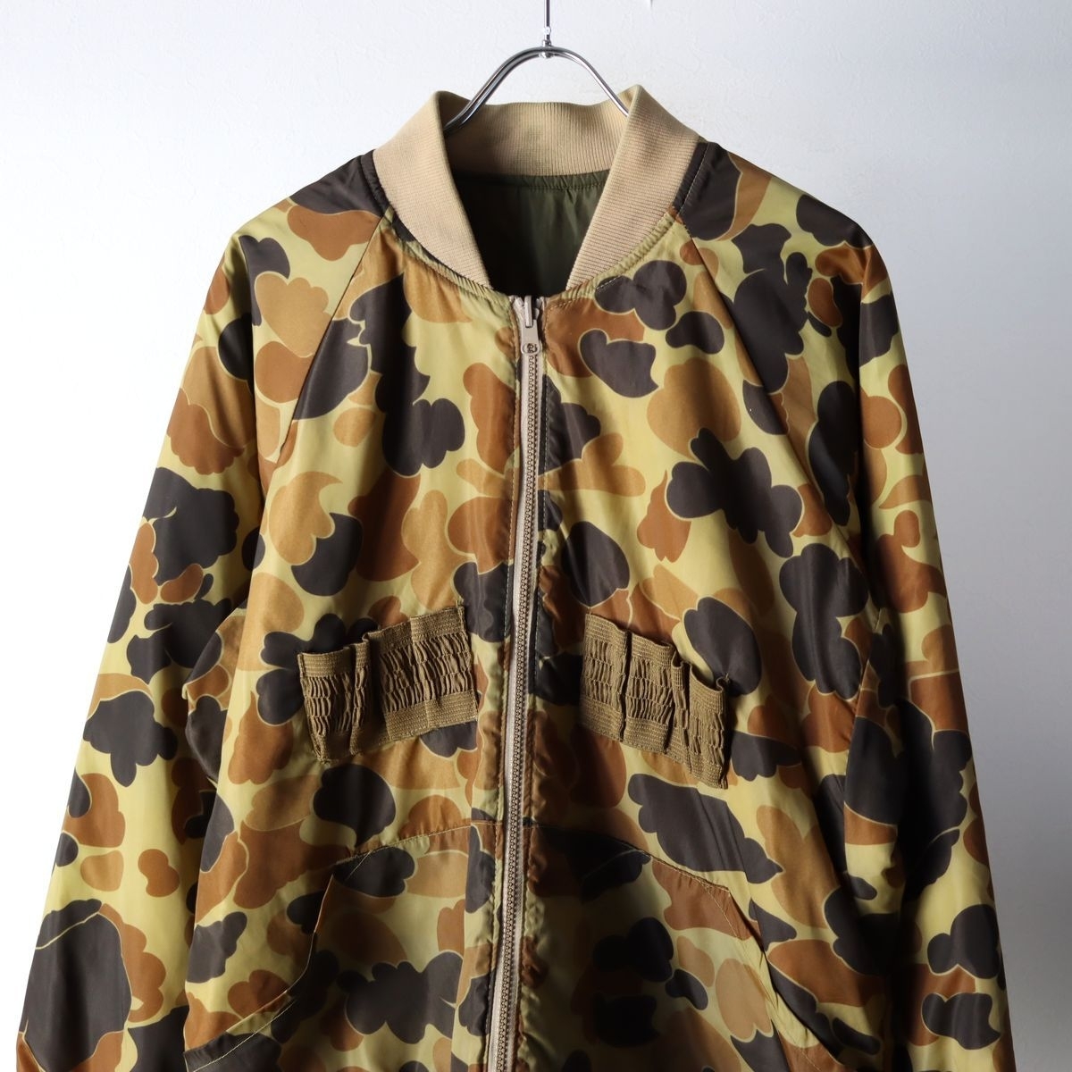 Первоначальная Колумбия Колумбия обратимая куртка MA-1 размер охоты L / Anti-Uldwise Vintage