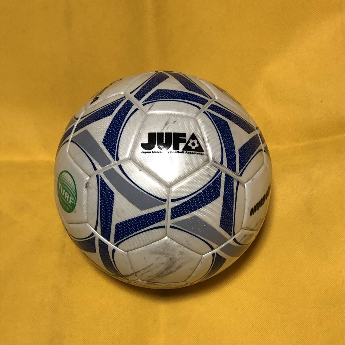 ★★中古品　ミカサ(MIKASA) サッカーボール 5号球 検定球 ミカサ大学サッカー連盟公式試合球 MC55-WBL★★_画像5