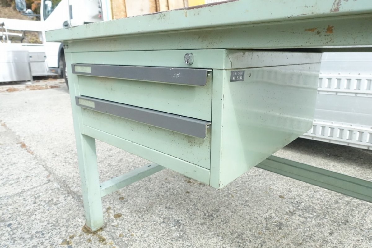  Shizuoka prefecture departure 174*70*74cm DSK cabinet attaching working bench weight work table Work bench 1800 steel 