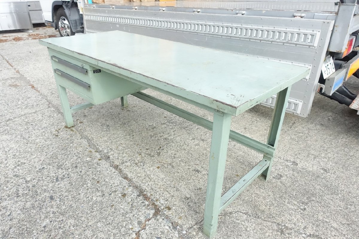  Shizuoka prefecture departure 174*70*74cm DSK cabinet attaching working bench weight work table Work bench 1800 steel 