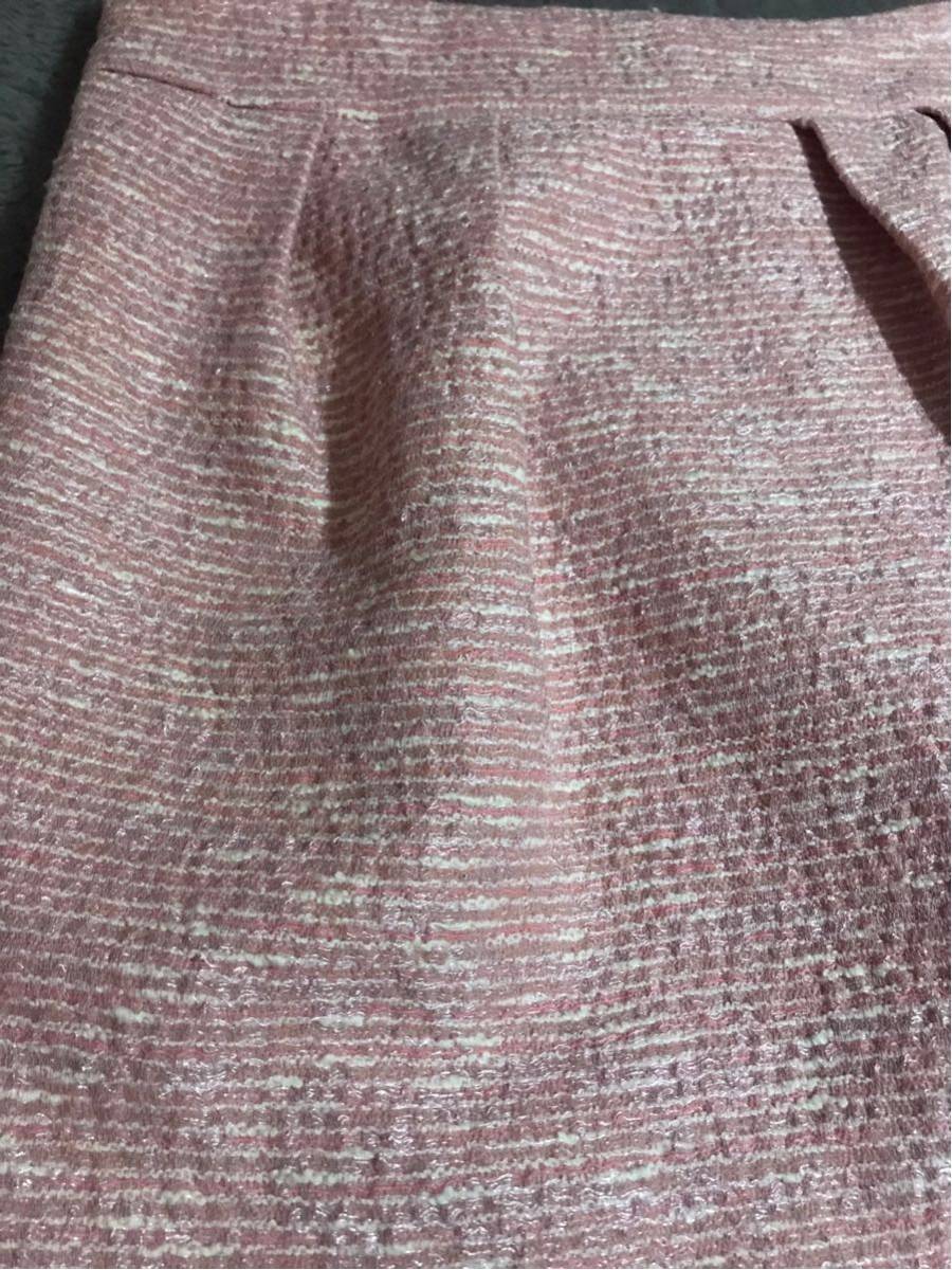 定価5,900円 ザラ ZARA WOMAN Sサイズ ピンク ミニスカート フォーマル スーツ 仕事着 ポケット有り 台形 タイト_画像2