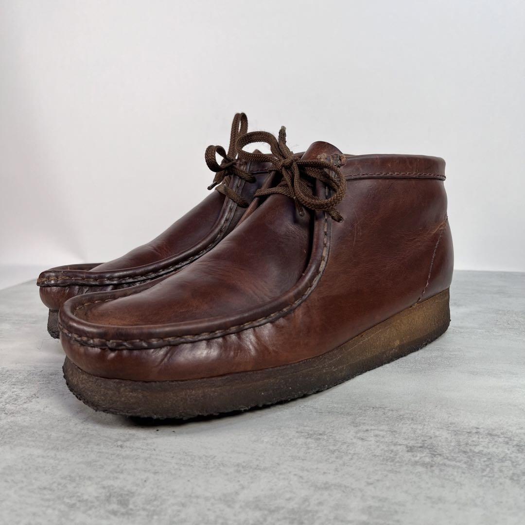クラークス/CLARKS ワラビー ブーツ スムース レザー モカシン クラークス/CLARKS ワラビー ブーツ スムース レザー モカシン