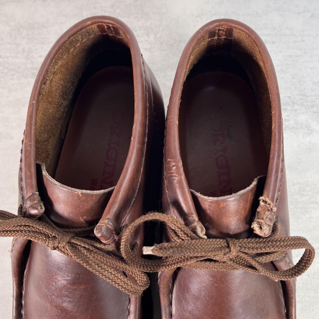 クラークス/CLARKS ワラビー ブーツ スムース レザー モカシン クラークス/CLARKS ワラビー ブーツ スムース レザー モカシン