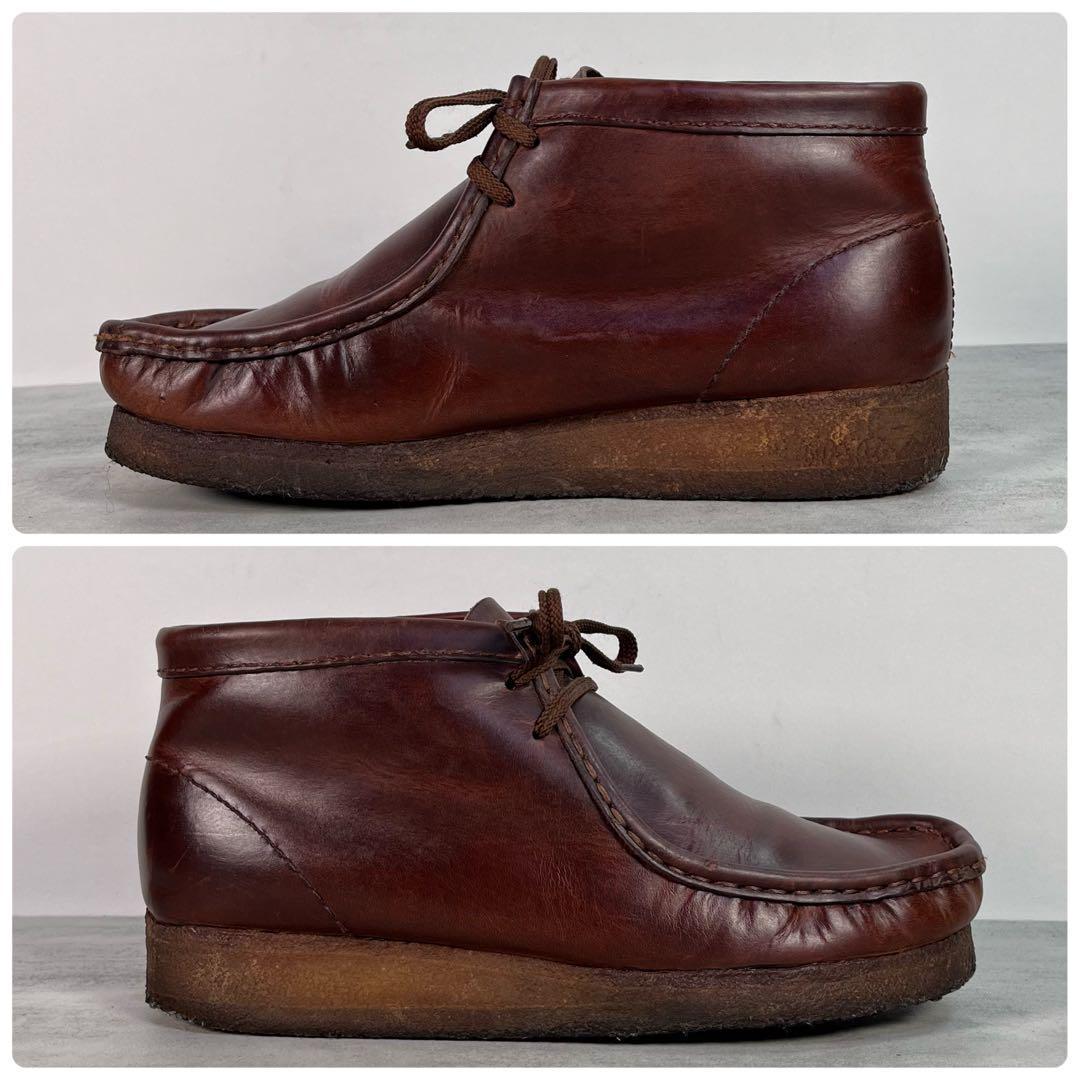 クラークス/CLARKS ワラビー ブーツ スムース レザー モカシン クラークス/CLARKS ワラビー ブーツ スムース レザー モカシン