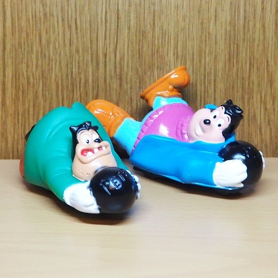  Goofy Max фигурка bo- кольцо 2 шт. комплект Burger King Ame игрушка mi-ru игрушка Disney 