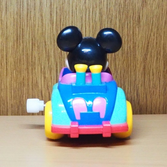 ディズニー　ミッキーマウス　フィギュア　カラフル　ミニカー　ぜんまい　ミッキー　アメトイ　_画像5