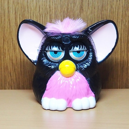 ファービー フィギュア ブラック ピンク  Furby おもちゃ マクドナルド 1998 ミール トイ アメトイ ハッピーセットの画像1
