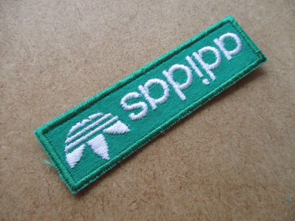 アディダス adidas ノベルティ ワッペン/ボックスLOGOロゴOriginalsオリジナルス非売品パッチPATCHアップリケ正規品トレフォイル三つ葉 S47_画像3