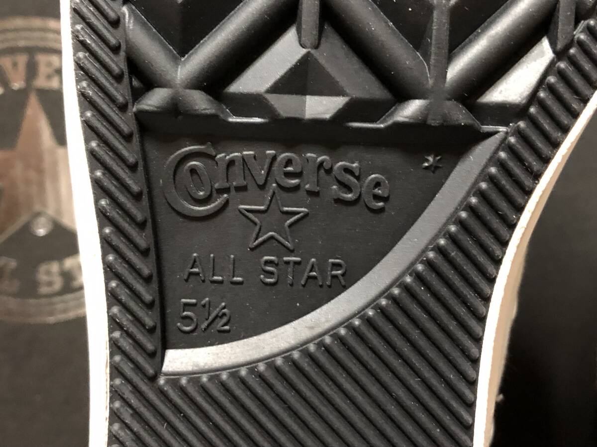 コンバース オールスター ラバーパッチ HI CONVERSE ALL STAR RUBBERPATCH HI 24.5cm WHITE　※若干左足に黄ばみあり_画像8