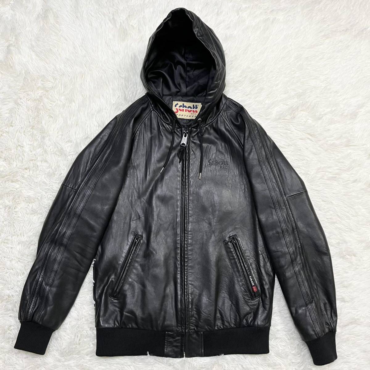 超希少 美品 Schott ショット クラシックレーサー レザー 超希少 美品 Schott ショット クラシックレーサー レザー
