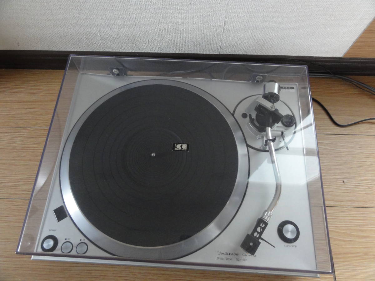 Technics SL-1501 クオーツDirect Drive レコードプレーヤー中古　カートリッジEPC-270C新品針付き　メンテ済動作品_画像3