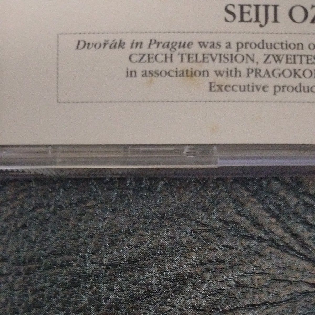 Dvorak In Prague: Ozawa /Bso Perlman(Vn)yo-yo Ma(Vc)stade(S)【輸入盤】