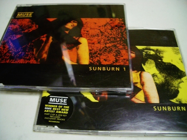 Muse "Sunburn" Великобритания Board CD1.2 Set Set