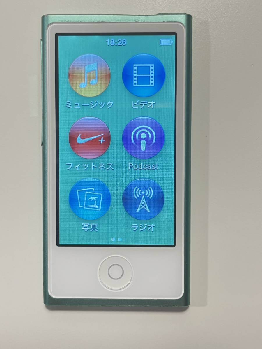 Apple iPod nano 16GB（第7世代）グリーン A1446 MD478J/A_画像1