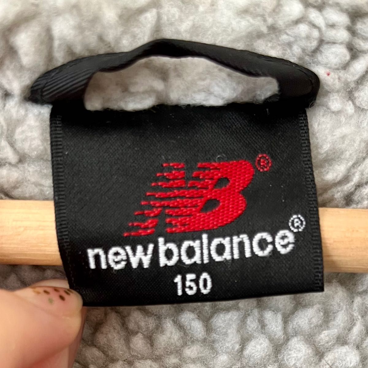 【NEW BALANCE ニューバランス】ベンチコート　キッズ　150  裏ボア　サッカー