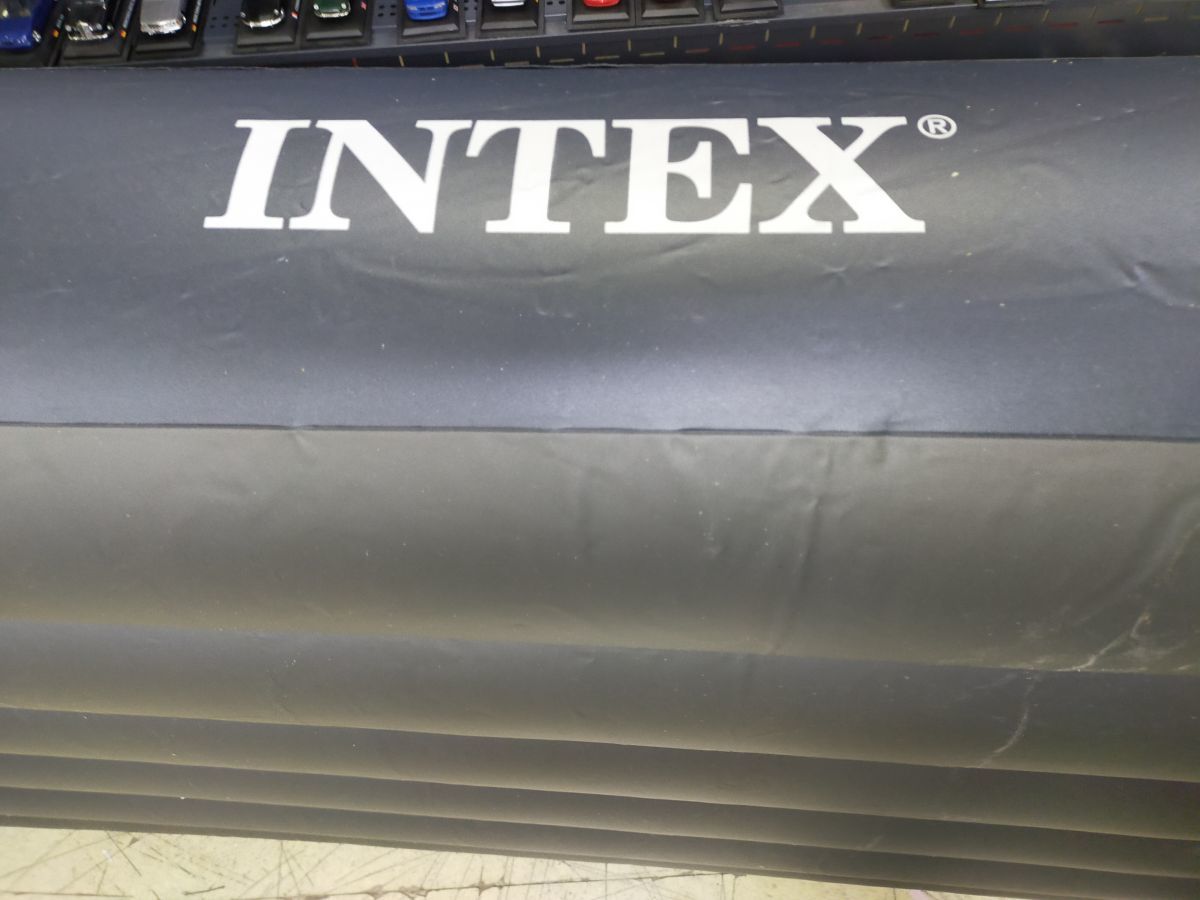 B1-50 【動作可】INTEX エアーベッド 電動ポンプ内蔵 DURA-BEAM シングルサイズ　ABD-18　AP619D サイズ：99*190*25ｃｍ 家庭用 屋内用_画像3