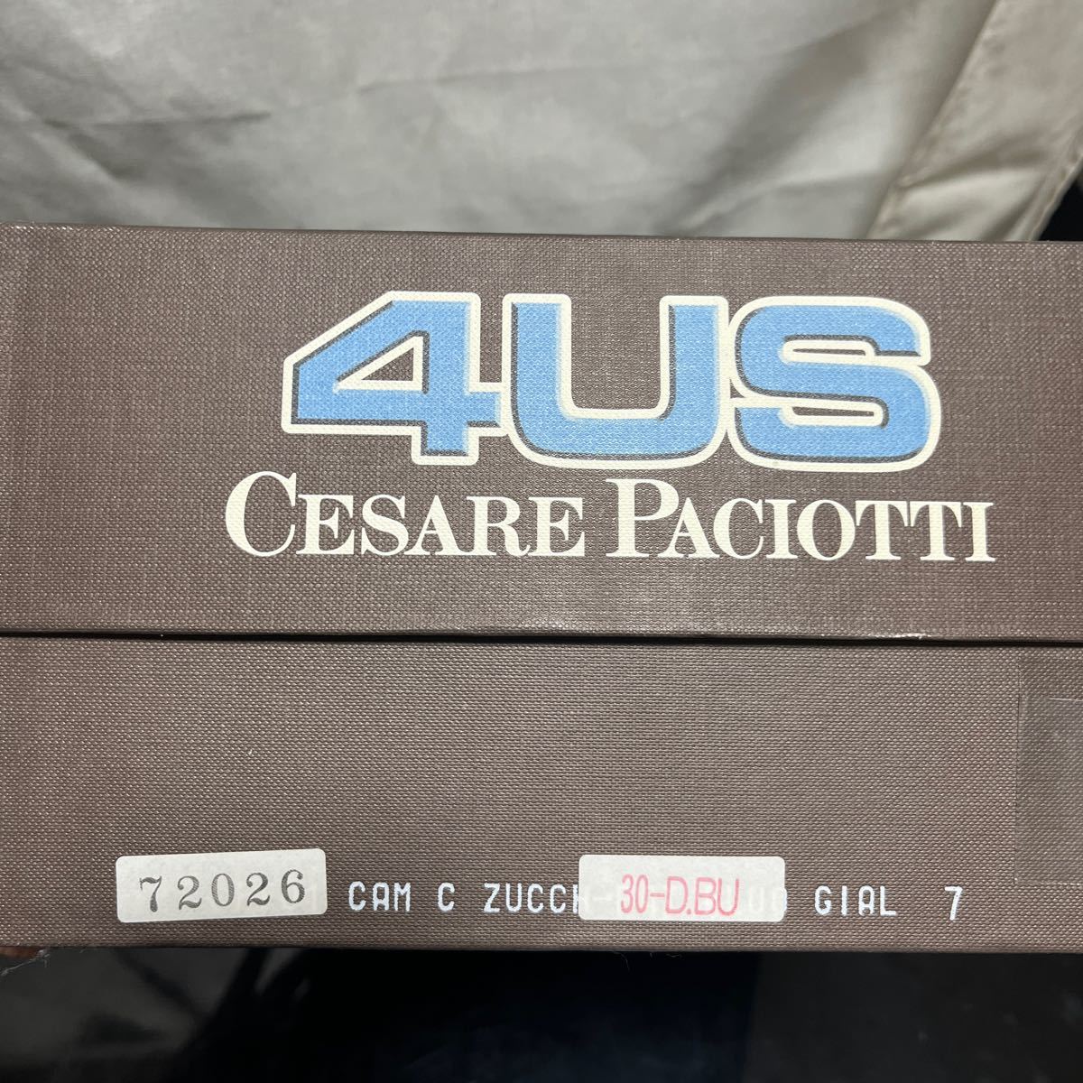 【チェーザレ パチョッティ】CESARE PACIOTTI　4US　スニーカー（スエード）　7　ネイビー／紺_画像7